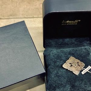 Fortunoff marcasite brooch